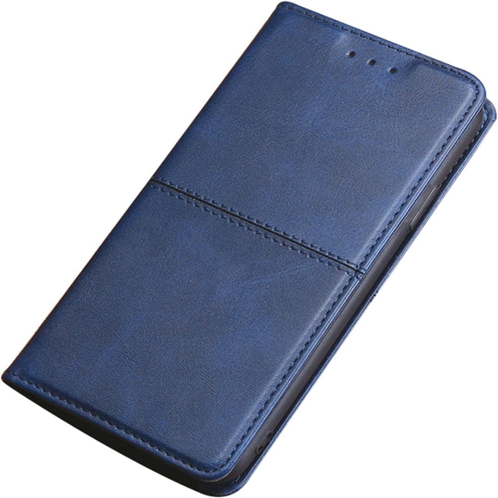 BRART Case for iPhone 14/14 Plus/14 Pro/14 Pro Max,Leather Wallet Flip Folio Case,Kickstand Card Holder Magnetic Buckle Shockproof Protective TPU Inner Shell (Color : Blue, Size : 14 Plus 6.7")
