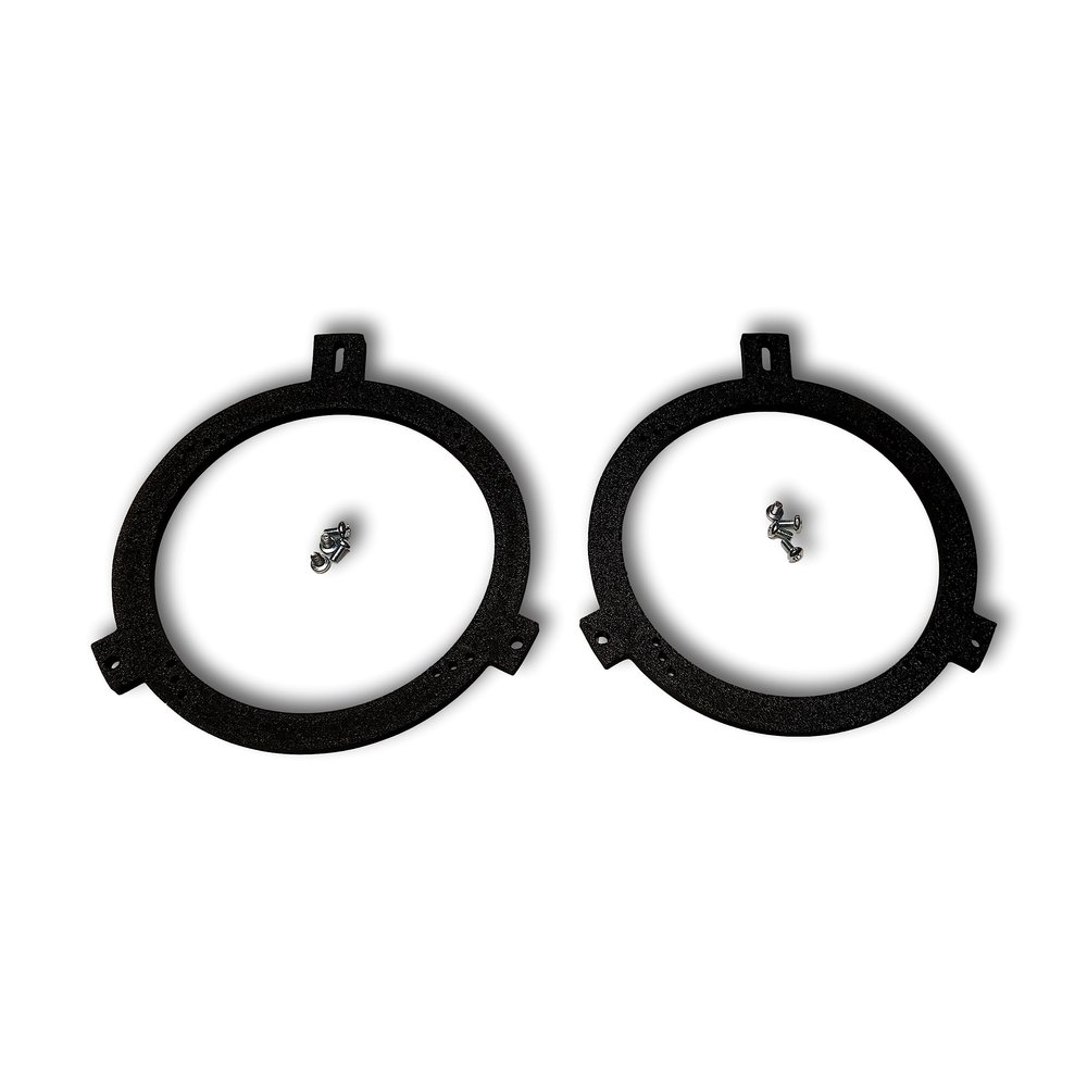 1 Pair - 6 1/2 6.5 Speaker Adapters Compatible with Chrysler, Dodge, & Jeep Vehicles - SPKBRK008