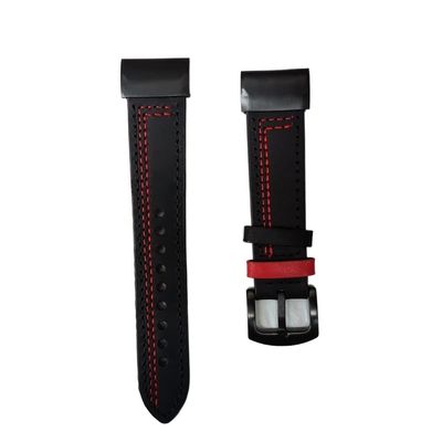 BCMCBV For Garmin Fenix 5 Plus Forerunner 945 935 Approach S60 Smart Watch Quick Easy Fit Leather Watchband Straps for Fenix 6 pro Band (Color : Black, Size : For Forerunner 945)