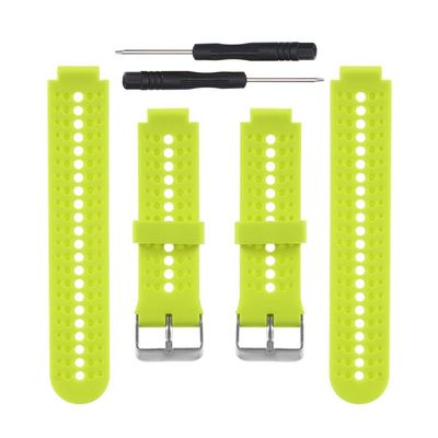 TPUOTI Watch Band For Garmin Forerunner 735XT 735/220/230/235/620/630 Watch Soft Silicone Straps Replacement wristband bracelet  (Color : N, Size : For Forerunner 235)