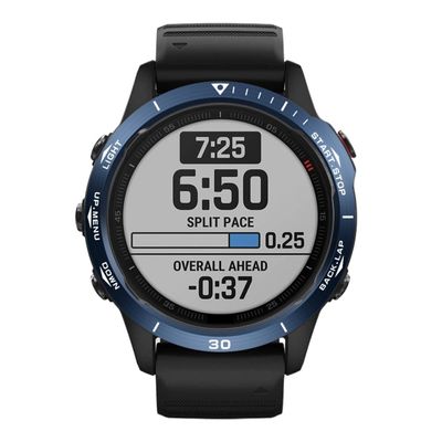 MAALYA For Garmin fenix 6X/6X Pro/6X Sapphire Watch Bezel Ring Stainless Steel Sculptured Time Units Adhesive Anti-scratch Cover Rings (Color : C, Size : For Fenix 6 Pro)