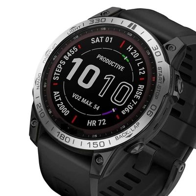 CEKGDB Bezel Ring Metal Case for Garmin Fenix 7 6 6X Pro 5 5Plus 6X Sapphire Bracelet Ring Case Protection Cover Anti-Scratch Protector (Color : C, Size : for Fenix 5-5 Plus)