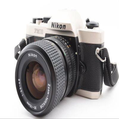 Nikon FM-10 SLR Camera with 35-70mm f/3.5-4.8 Zoom Lens (Renewed)