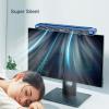 QCHIAN Monitor Clip On Fan, Bladeless Computer Cooling Fan for Office, Ultra Quiet USB Desk Fan Small Tower Fan for Desk, Suitable for Flat and Curved Monitor, Laptop view 2