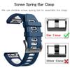 INFRI 26 22 20mm Silicone Watchband for Garmin Fenix 7 7X 6 6X Pro 5 5X Plus 3HR 935 S60 mk1 Smartwatch Wrist Strap Waterproof Easyfit (Color : H, Size : 26mm Fenix 7X 5X 6X) view 3