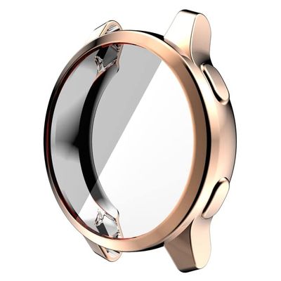 BEFIA Plating Protective Case for Garmin Venu 2 / 2S Protector Frame Cover Soft TPU Shell for Garmin Vivoactive 4S / 4 Smartwatch Case (Color : Rose Gold, Size : for Venu 2)