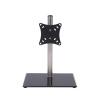 TV Wall Bracket TV Bracket Universal Stand Floor Stand Mount Swivel TV Stand Screen Display Base Bracket Lifting Desktop 14-26 Inch Bottom Fixing Pad view 1