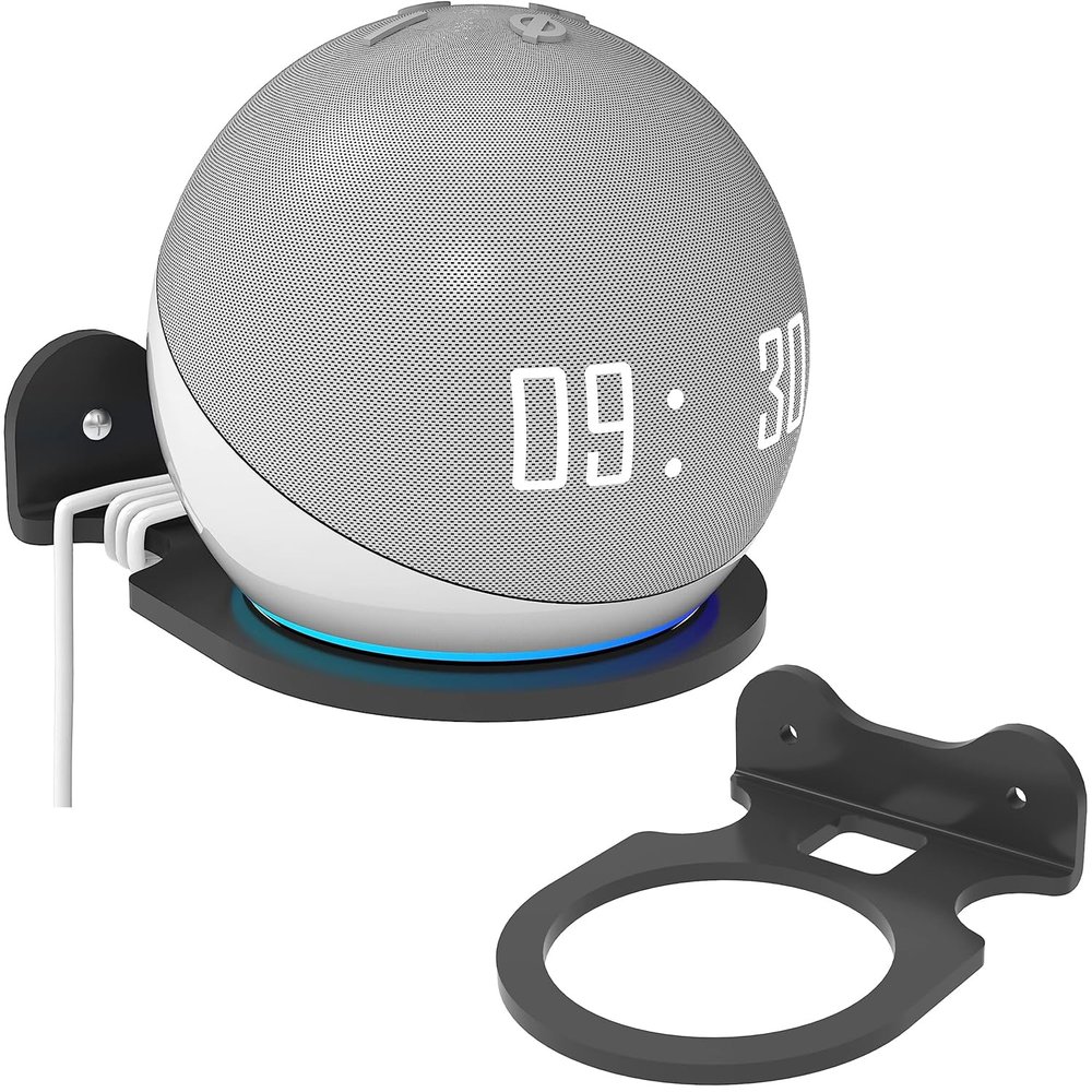 ZahoTse JYD01 for Google Home Mini & Google Nest Mini Wall Mount Holder Google Home Mini Stand Storage Cable Speaker Accessories Rack (Google Home Mini & Google Nest Mini, Black)