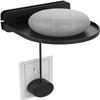ZahoTse PT149 for Google Home Mini Wall Mount Holder Google Home Mini Stand Storage Cable Speaker Accessories Rack (Google Home Mini, Black, 1 Piece) view 1