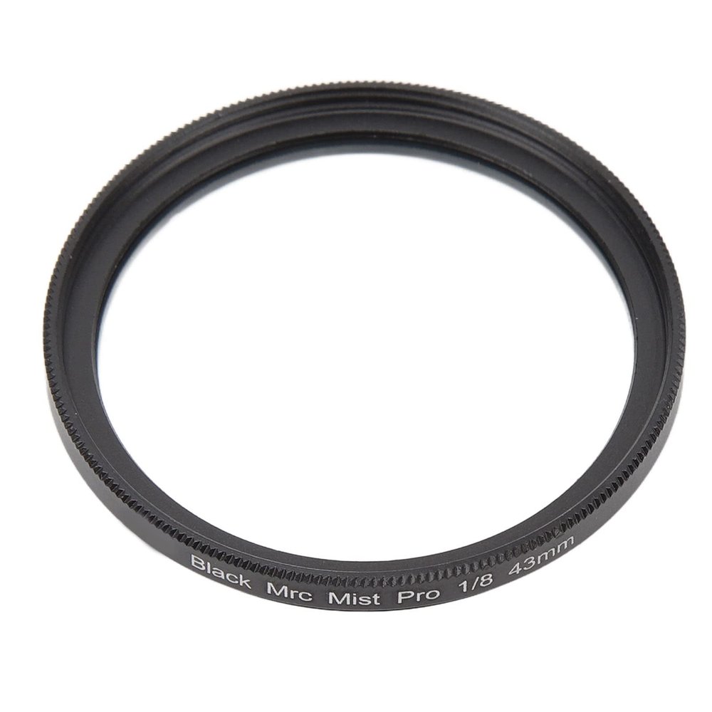 Black Mist Diffusion Lens Filter for Video Shooting Portrait Still Life Scenery with MRC Coating, Soft Cinematic Effect (43MM)