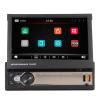 Car MP5 Player, 7in HD LCD Touchscreen Manual Retractable Player, Built in Mic, BT5.1 Stereo Audio Music Player, 12 LED Backup Cameras, USB2.0 Type C PD Port view 1