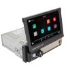 Car MP5 Player, 7in HD LCD Touchscreen Manual Retractable Player, Built in Mic, BT5.1 Stereo Audio Music Player, 12 LED Backup Cameras, USB2.0 Type C PD Port view 3