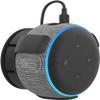 ZahoTse PT62-E for Amazon Echo Dot 3rd / Google Home Mini Holder Wall Mount Echo Dot 3rd Stand Holder Accessories, Amazon Echo Dot 3rd / Google Home Mini Speaker Accessory Rack (2 Pieces, Black) view 3