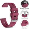 20mm Soft Silicone Replacement Watch Strap Band Compatible Garmin Forerunner 245,Compatible with Garmin Vivoactive 3/Venu Sq/Vivomove HR/Forerunner 245/245 Music/Forerunner 645/645 Music Vivoactive 3 view 4