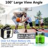 TANGMI Mini Body Camera with Audio and Video Recording, 1080P Portable Video Recorder Outdoor Sports Wireless Wearable Camera, 3 Led Modes Flashlight HeadLamp Waterproof Cam with Time Stamps view 4