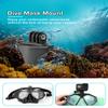 Hixeto Dive Mask Mount for Go Pro, Universal Diving Camera Attachment, Diving Mount Compatible with Popular Dual Lens Masks view 2