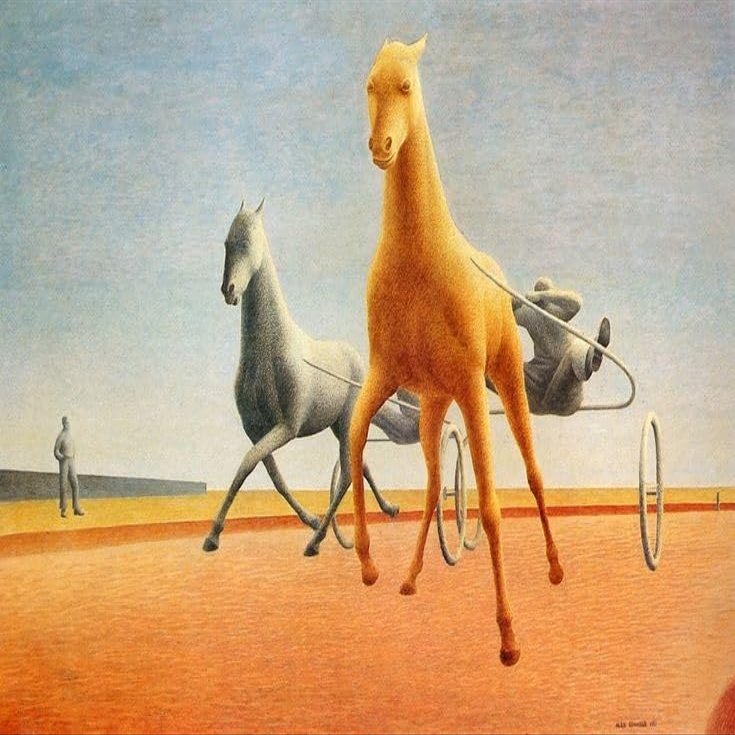 Two Pacer : Alex Colville : Archival Quality Art Print