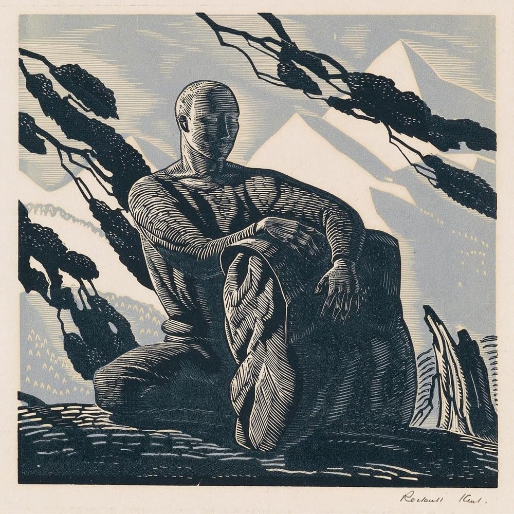 Rockwell Kent : Voyaging : 1924 : Archival Quality Art Print