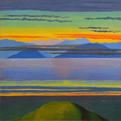 Sky and Lake : Luigi Russolo : Archival Quality Art Print