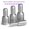 2-5pcs M3/M4M5/M6/M8/M10/M12/M14/M16 304 Converter Reducing Bolt Camera Adapter Conversion Screw (Color : Silver, Size : M8x20-m12x20 2pcs) view 2