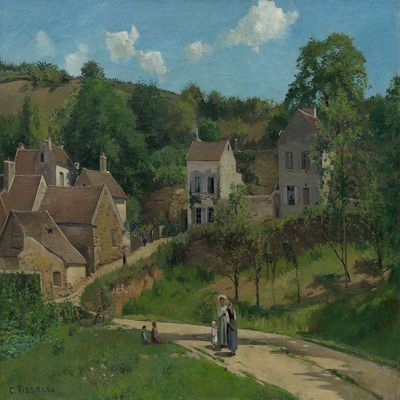 Camille Pissarro : The Hermitage at Pontoise : Archival Quality Art Print