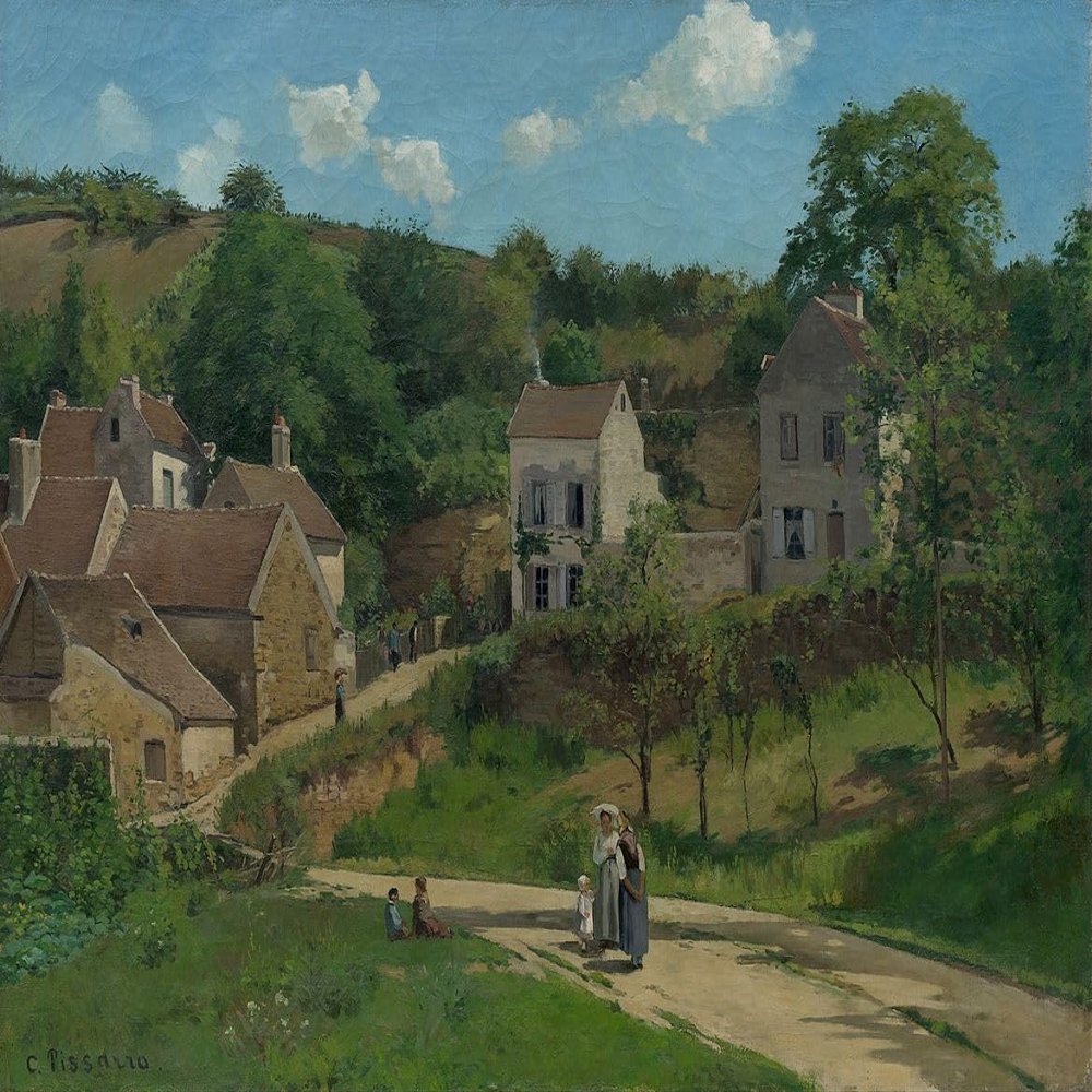 Camille Pissarro : The Hermitage at Pontoise : Archival Quality Art Print
