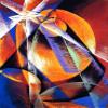 Giacomo Balla : Planet Mercury Passing In Front Of the Sun : Archival Art Print view 1