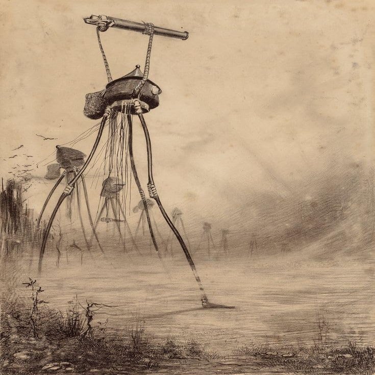 Alvim Corra : The War of the Worlds : Archival Quality Art Print