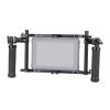 Director Monitor Cage with Handles n Cheese V Mount Battery Mounting Plate Compatible with Atomos Shogun Shinobi PortKeys BM7II Blackmagic Video Assist 12G 5" 7" 9" Recorders view 1