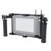 Director Monitor Cage with Handles n Cheese V Mount Battery Mounting Plate Compatible with Atomos Shogun Shinobi PortKeys BM7II Blackmagic Video Assist 12G 5" 7" 9" Recorders view 3