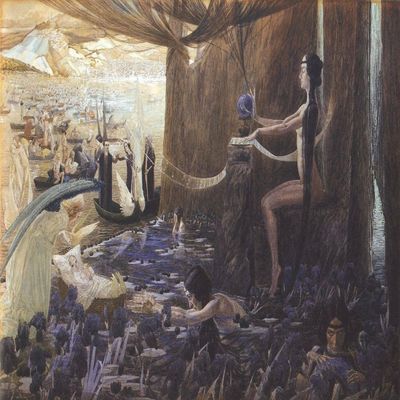 Carlos Schwabe : Destiny : 1894 : Archival Quality Art Print