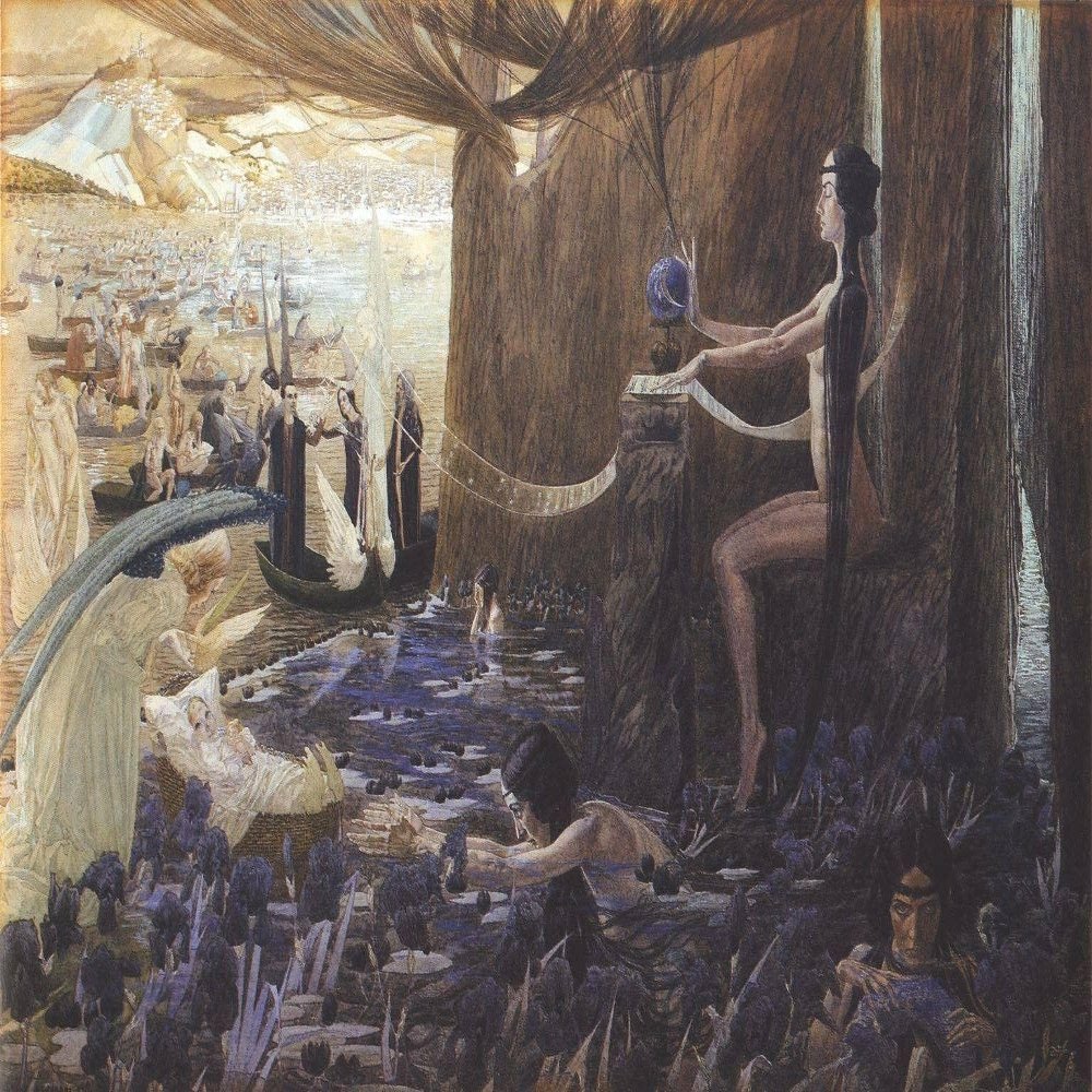 Carlos Schwabe : Destiny : 1894 : Archival Quality Art Print