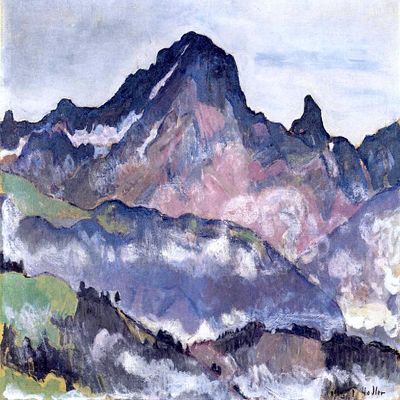 Grand Muveran : 1912 : Ferdinand Hodler : Archival Quality Art Print