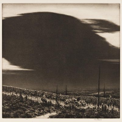KERR EBY : The Great Black Cloud : 1918 : Archival Quality Art Print
