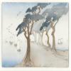 Bertha Lum : Pines by the Sea : 1913 : Archival Quality Art Print view 1