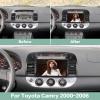 [2G+64G] Android Car Radio for Toyota Camry 2000 2001 2002 2003 2004 2005 2006, 9 inch Touch Screen Stereo, Carplay/Android Auto/1080P/Bluetooth/WiFi +AHD Backup Camera +MIC view 2