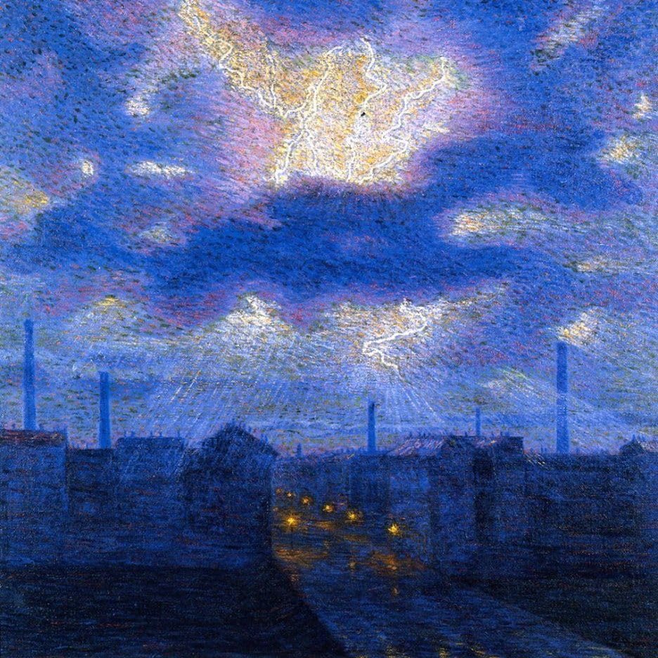 Flashes : Luigi Russolo : 1910 : Archival Quality Art Print