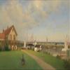 Francis Augustus Silva : Beers Cottage, Far Rockaway, Long Island : Art Print view 1