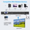 2x2 HDMI Video Wall Controller, 4K@30HZ TV Wall Controller With VGA Input, 180 Degree Rotation, 8 Display Modes (1x1, 1x2, 1x3, 1x4, 2x2, 2x1, 3x1, 4x1), Remote Control for 4 TV Splicing view 3