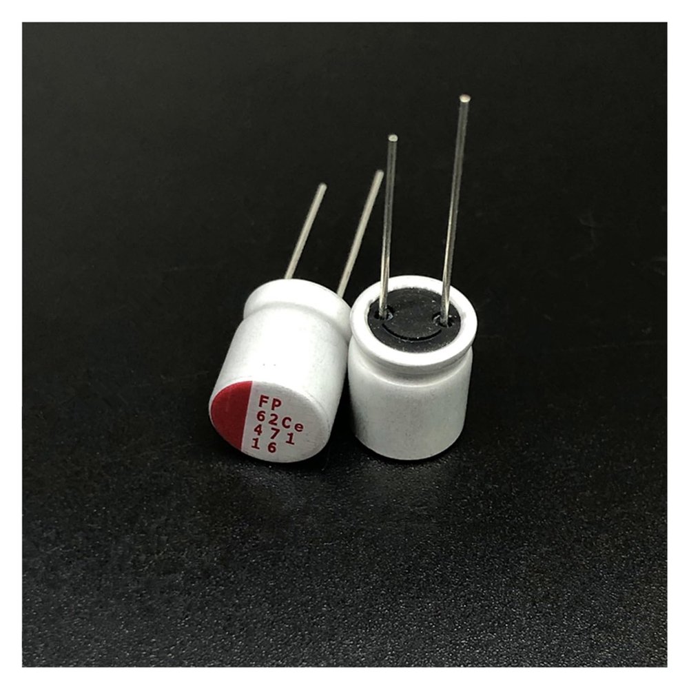 10pcs 470uF 16V FP 10x12.5mm Low ESR Top Grade 16V470uF VGA/Motherboard Solid Capacitor