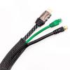AYTOSH Black Insulated Braid Sleeving Tight PET Wire Cable Gland Protection Cable Sleeve, for Line Management and Bundle Application of Electronics Cable Protection (Color : 6MM, Size : 1 Meter) view 3