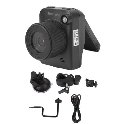 4K 32MP Time Lapse Camera,Timing Shooting Camera Outdoor Construction Full Color Timelapse Camera with 2.0in LCD Screen Macro Shooting IP66