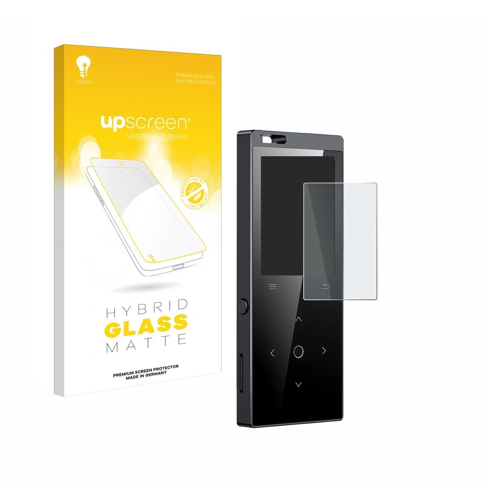 upscreen Matte Screen Protector Glass Film compatible with Dodosoul M800 - Anti-Glare, Anti-Fingerprint, 9H Glass Protection