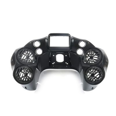 ABS Inner Fairing w Quad 6.5" Speaker pods for 94-13 Harley Touring Road Glide FLTRX 1994-2013