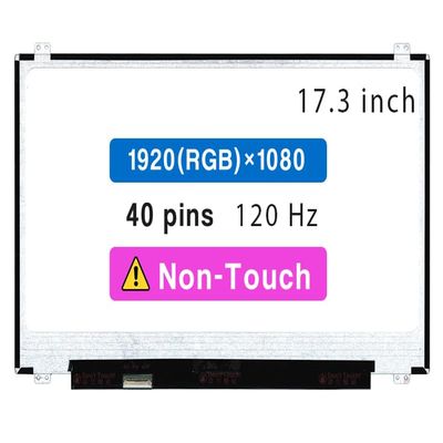 17.3" Screen Replacement for ASUS Rog G703VI LCD Display Panel 40 pin 120Hz (FHD 1920 * 1080 Non-Touch)