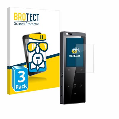 brotect Glass Screen Protector Film compatible with Dodosoul M800 (3 Pack) - Glass-Foil 9H Protection [Scratch Resistant, High Clarity]