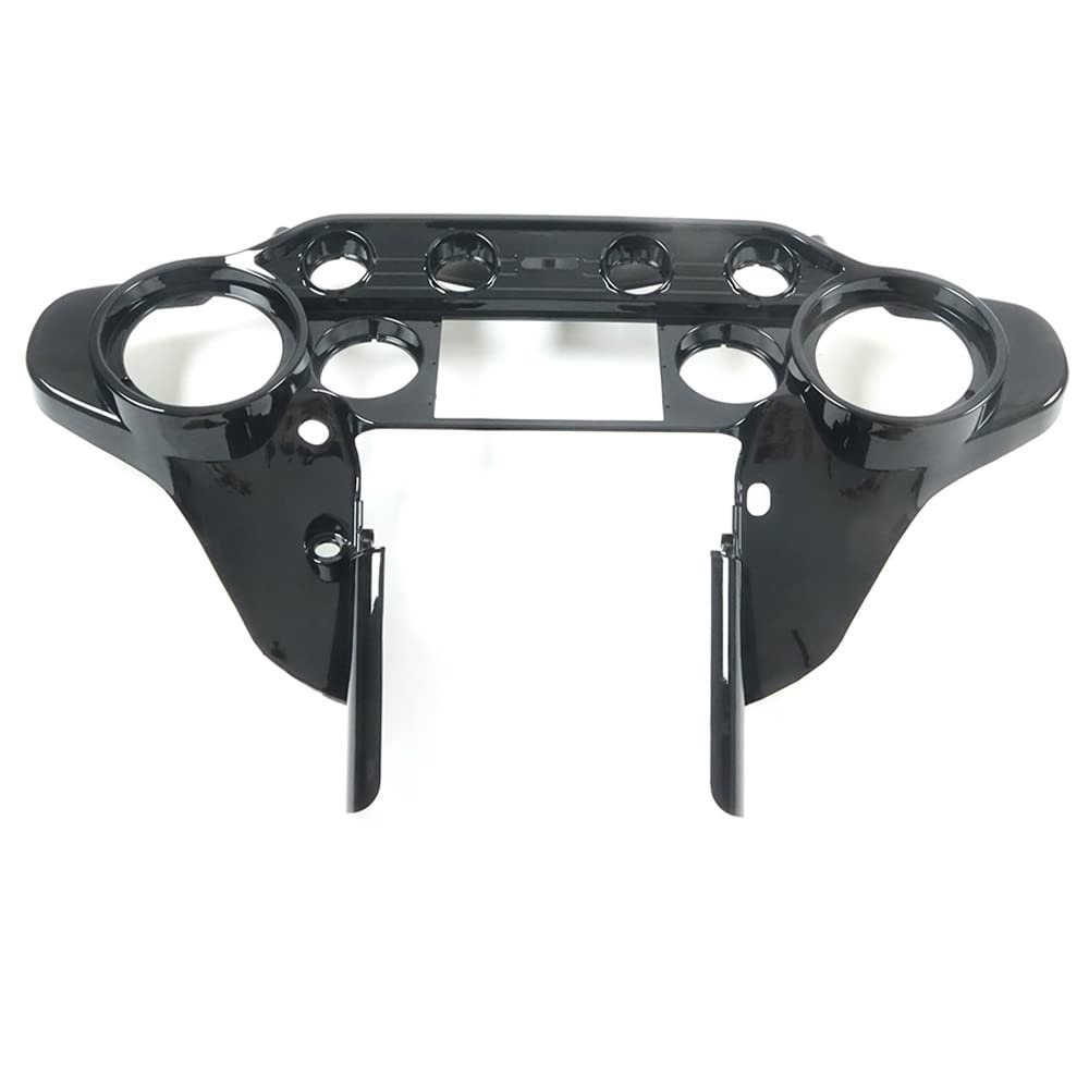 6.5 inch Speaker Inner Batwing Fairing with Double DIN GPS Stereo Tray for Harley Davidson FLH 1996-2013