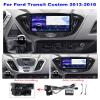 Android 12 Autoradio Car Stereo for Ford Transit Custom 2013-2018, 9" QLED Screen Multimedia Player with Carplay Auto BT Navigation GPS WiFi 4G FM RDS SWC+Backup Camera,Ts10/4+32g view 2