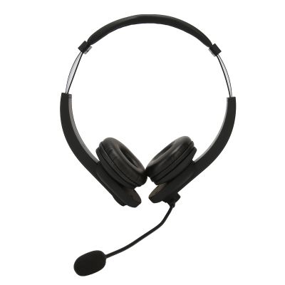 GOWENIC Telephone Headset Dual Ear with Mic, 2.4G BT 5.0, USB Transmitter, Adjustable Design, Noise Canceling for Business Office