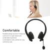 GOWENIC Telephone Headset Dual Ear with Mic, 2.4G BT 5.0, USB Transmitter, Adjustable Design, Noise Canceling for Business Office view 3